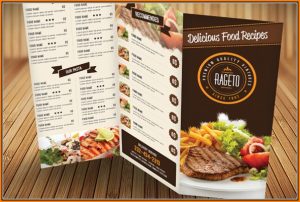 Catering Menu Template Psd