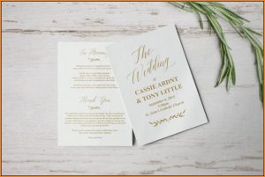 Catholic Wedding Program Template Download