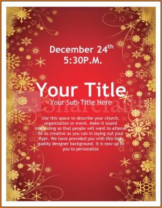 Christmas Flyer Template