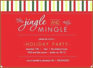 Christmas Invitation Templates Free Download Word