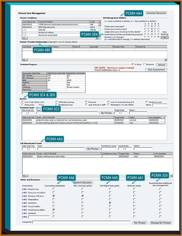 Chronic Care Management Template