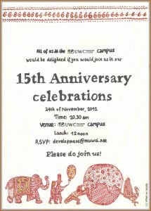 Church Anniversary Invitation Template