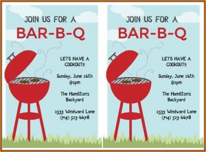 Company Bbq Invitation Template