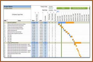 Construction Schedule Template Pdf