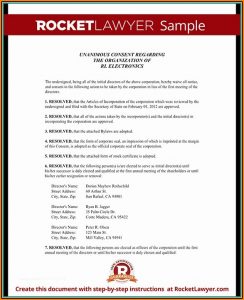 Corporate Resolution Template For Banking