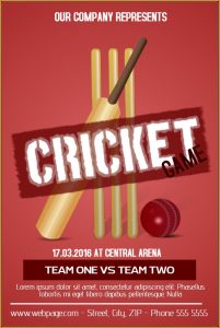 Cricket Birthday Party Invitation Templates