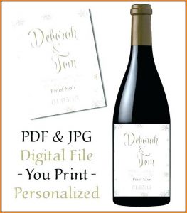 Custom Wine Label Template Free