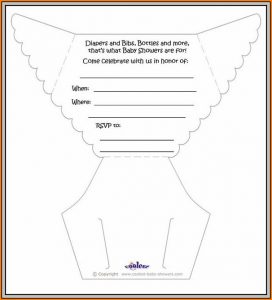 Diaper Invitation Template Pdf