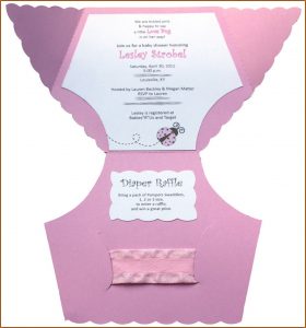 Diaper Shower Invitation Template