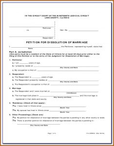 Dissolution Of Marriage Ohio Forms Cuyahoga County