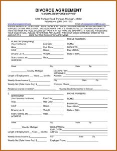 Divorce Forms Texas Free Download