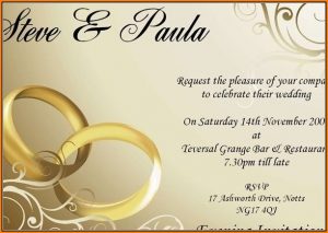 Editable Wedding Invitation Templates Free Download With Photo