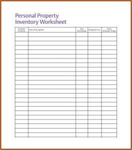 Excel Inventory Template With Formulas Pdf