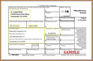 Fillable 1099 Misc Form 2015 Pdf