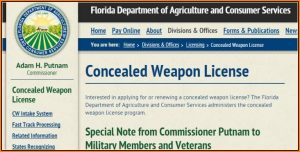 Florida Concealed Weapons Permit Application Form