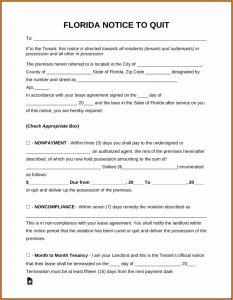 Florida Eviction Forms