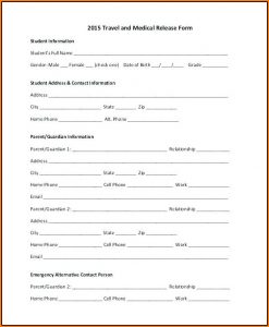 Free Medical Release Form Template