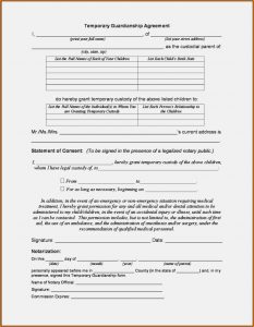 Free Printable Guardianship Forms