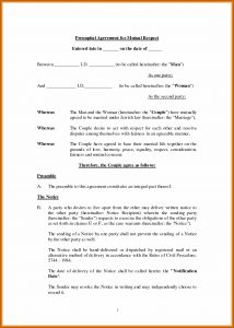 Free Printable Prenuptial Agreement Form