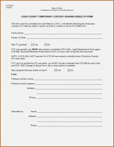 Free Printable Temporary Guardianship Form