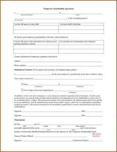 Free Temporary Guardianship Forms Arizona
