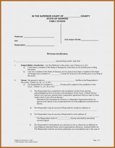 Free Uncontested Divorce Forms In Ga