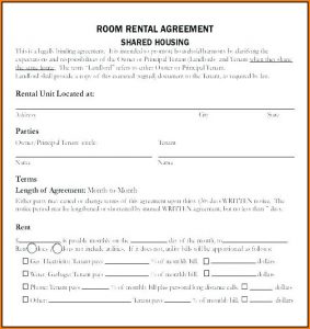 Garage Rental Contract Template