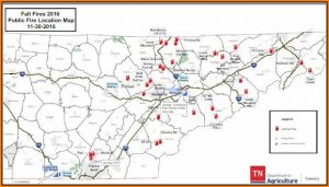 Gatlinburg Tennessee Fire Map