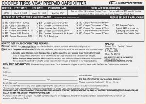 Goodyear Tire Rebate Form Pdf