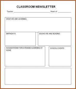 Google Docs Newsletter Templates Free