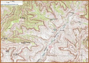 Grand Canyon Topographic Map