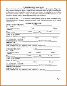 Harris County Divorce Forms