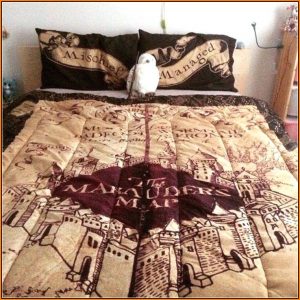 Harry Potter Marauders Map Bedding