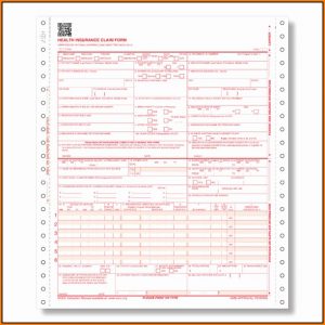 Hcfa 1500 Claim Form Envelopes