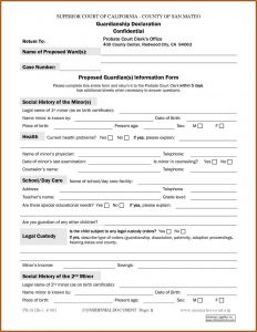 Indiana Temporary Guardianship Form