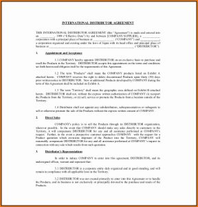 International Prenuptial Agreement Template