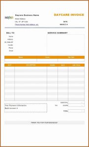Invoice Template Docx India