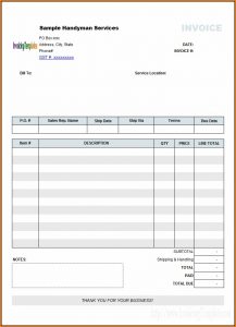 Invoice Template Mac