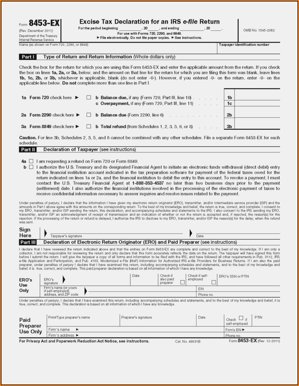 Irs 2290 Form Instructions
