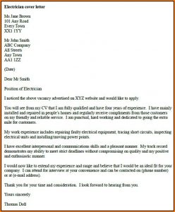 Job Application Letter For Kfc