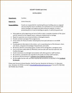 Job For Security Guard