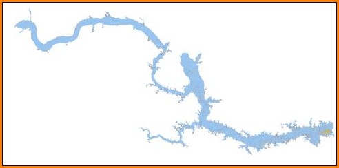 Lake Sakakawea Fishing Map