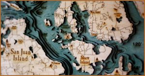 Laser Cut Topographic Maps