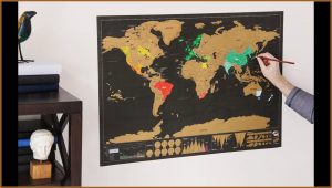 Luckies Of London Scratch Map