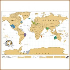 Luckies Of London Scratch Map Frame