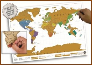 Luckies Scratch Map Australia