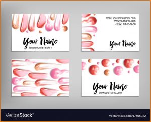 Makeup Artist Business Card Template Free