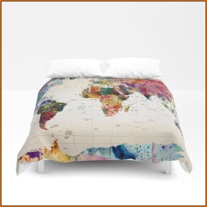 Map Duvet Cover