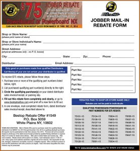 Michelin Rebate Form