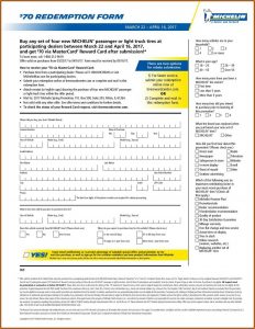 Michelin Rebate Form January 2018
